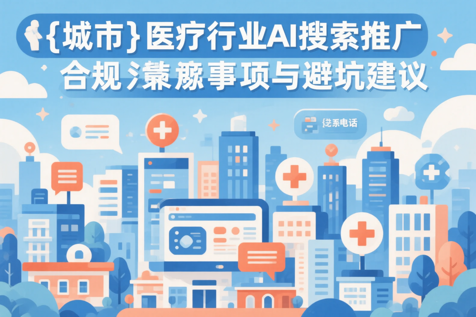 清远医疗行业AI搜索推广合规注意事项与避坑建议