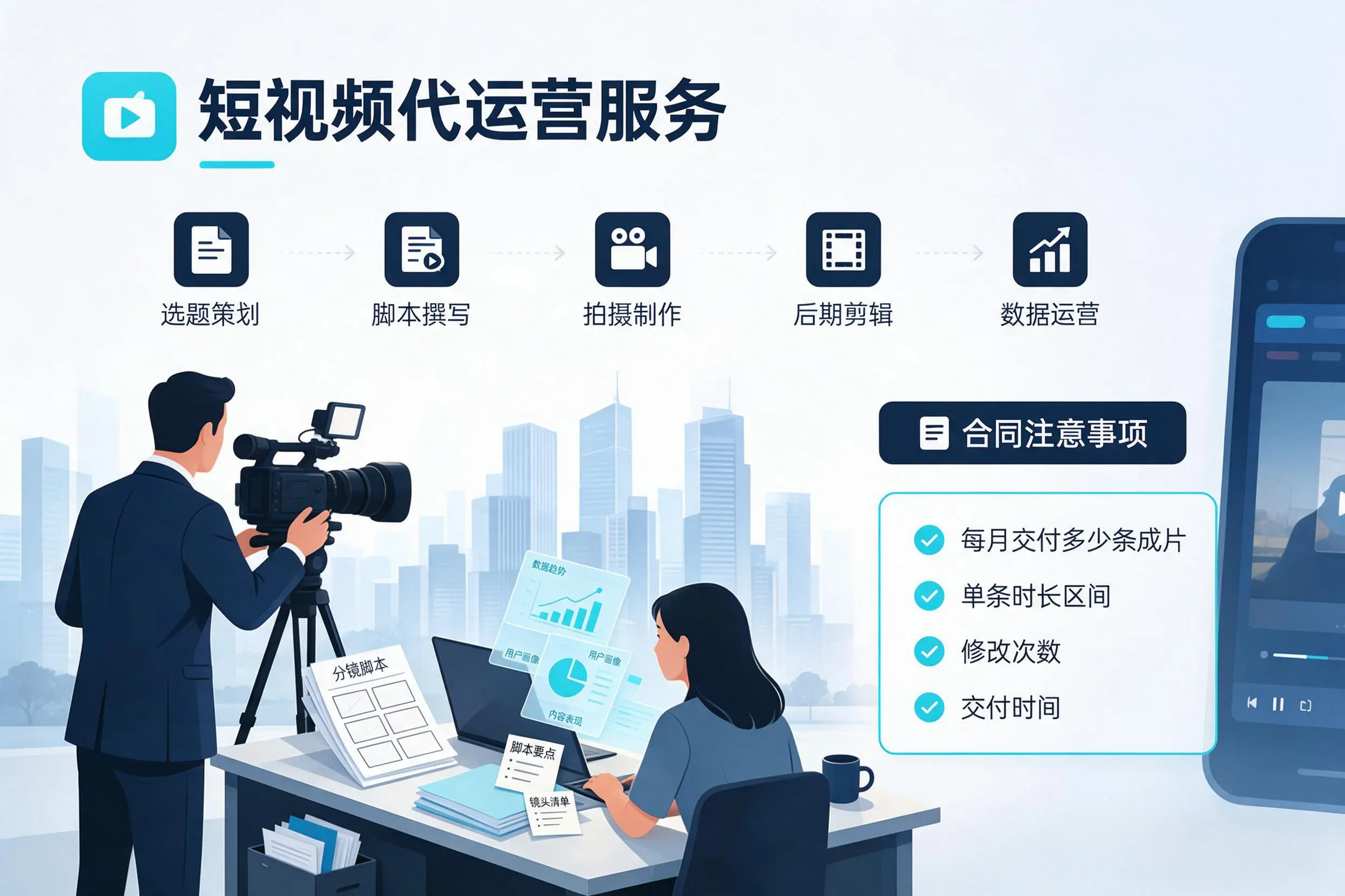 短视频代运营包含哪些服务？清远企业常见问题科普