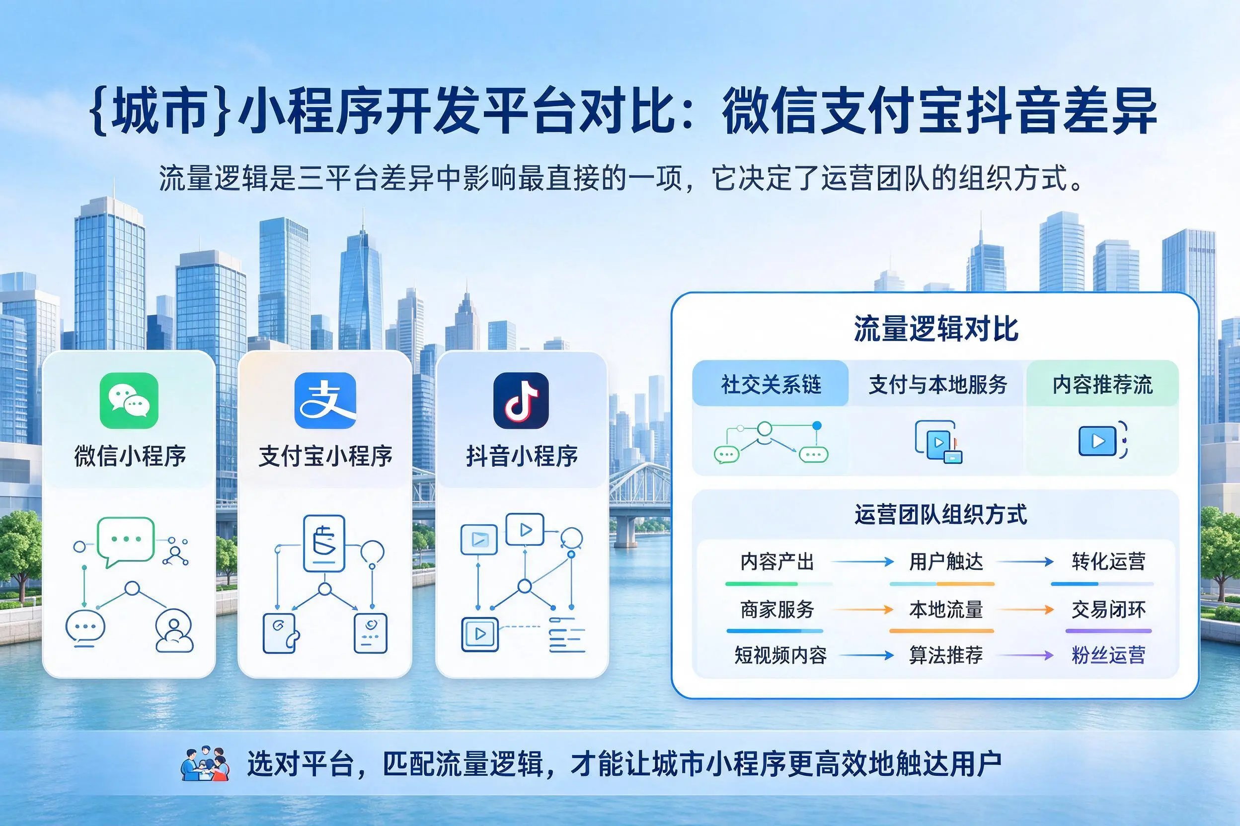 清远小程序开发平台对比:微信支付宝抖音差异