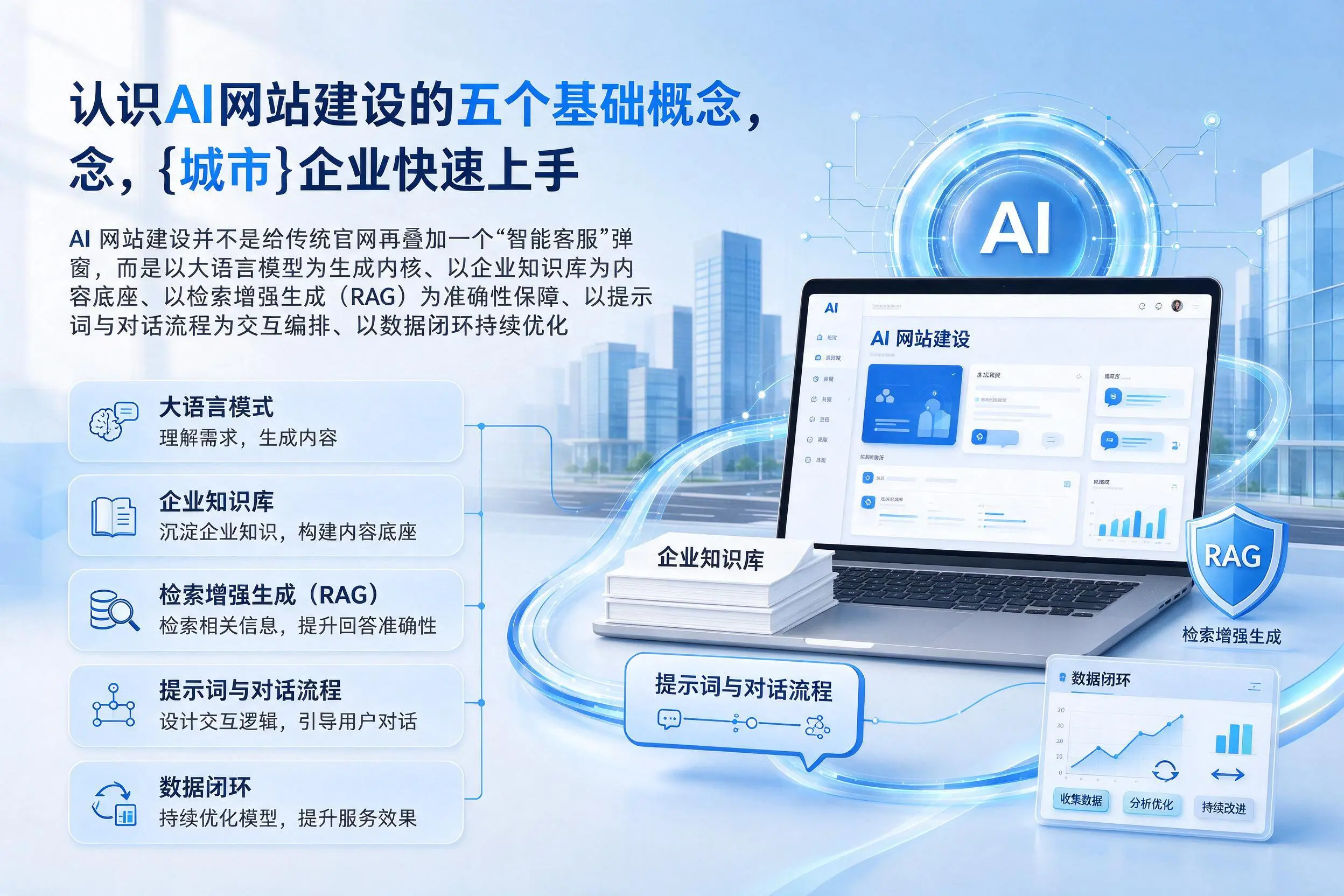 认识AI网站建设的五个基础概念，清远企业快速上手
