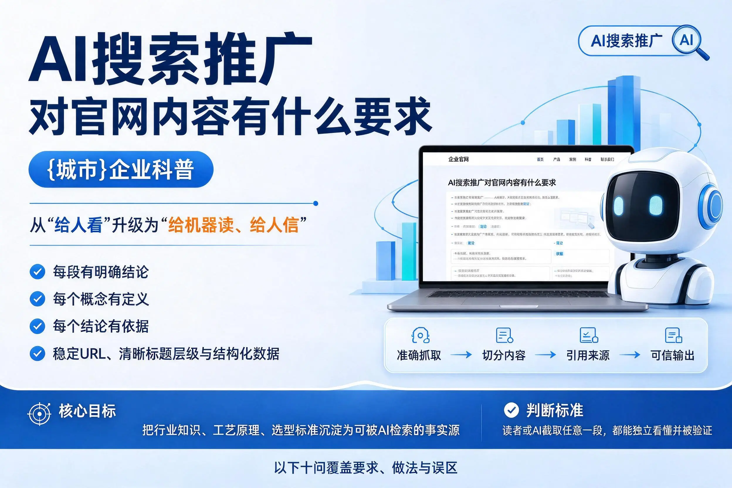 AI搜索推广对官网内容有什么要求，清远企业科普